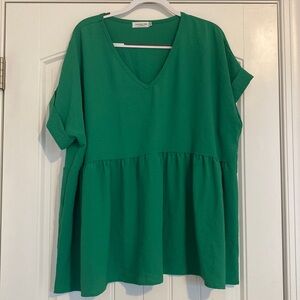 Chic soul green top